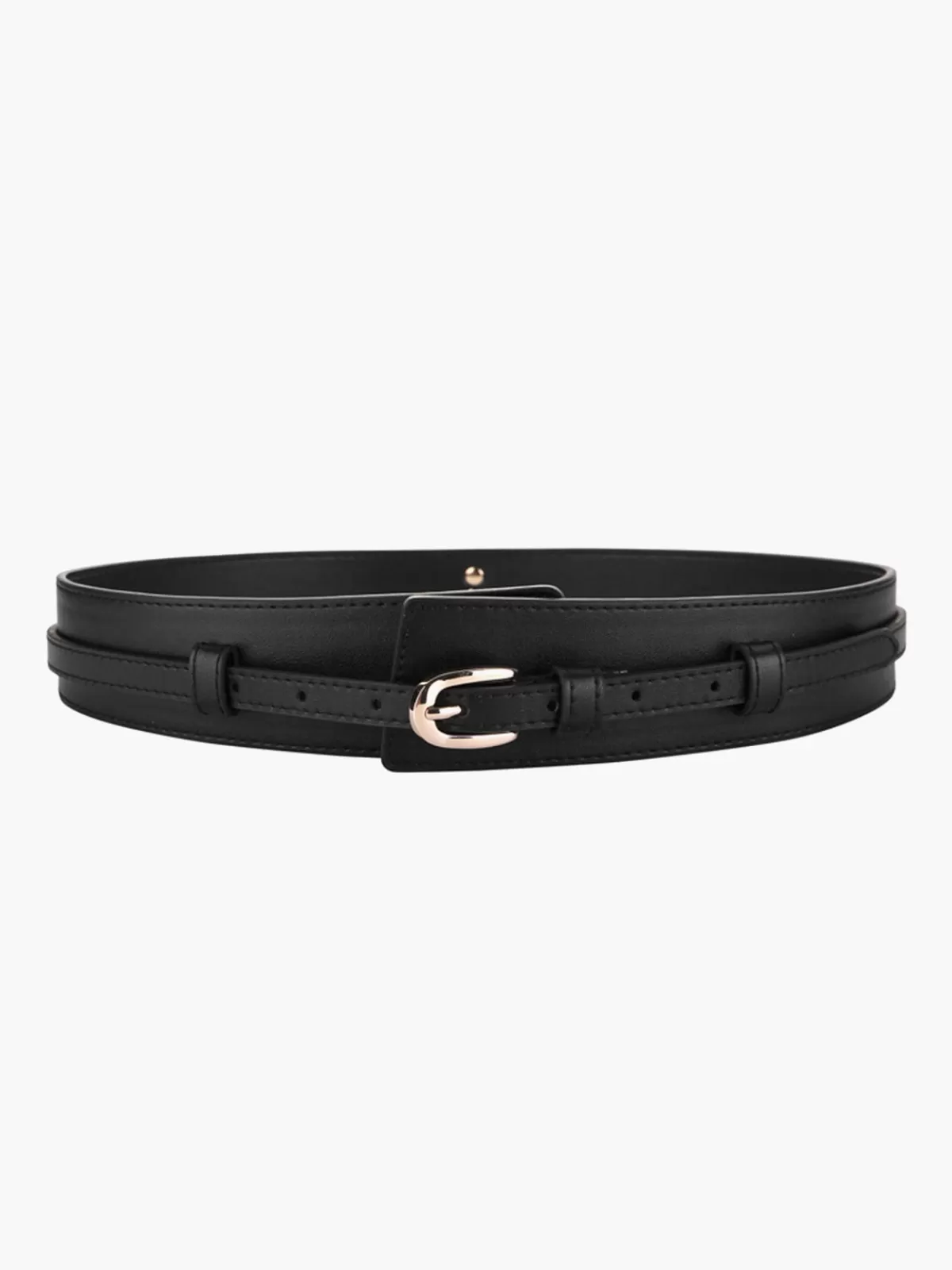 COMMENSE Amorini Leather Belt Black Best Sale