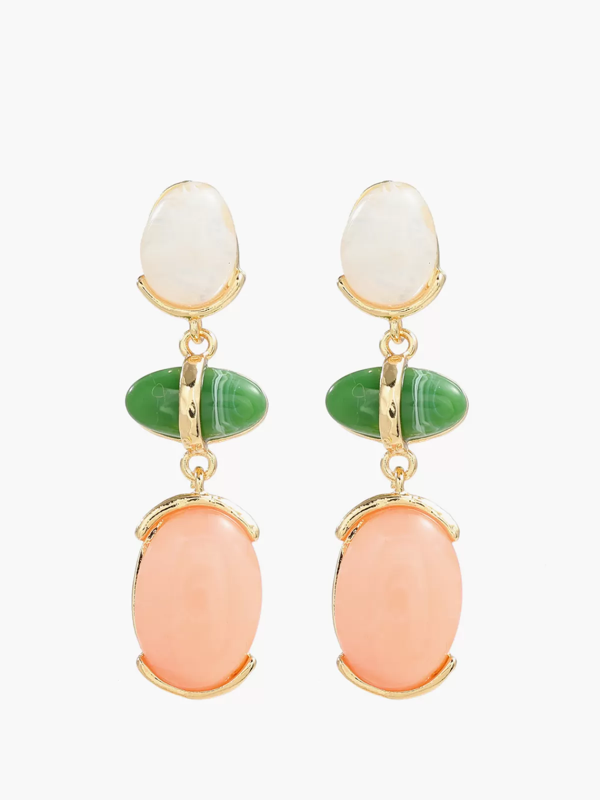 COMMENSE Colorful Rhinestone Pendant Earrings Multicolor Sale