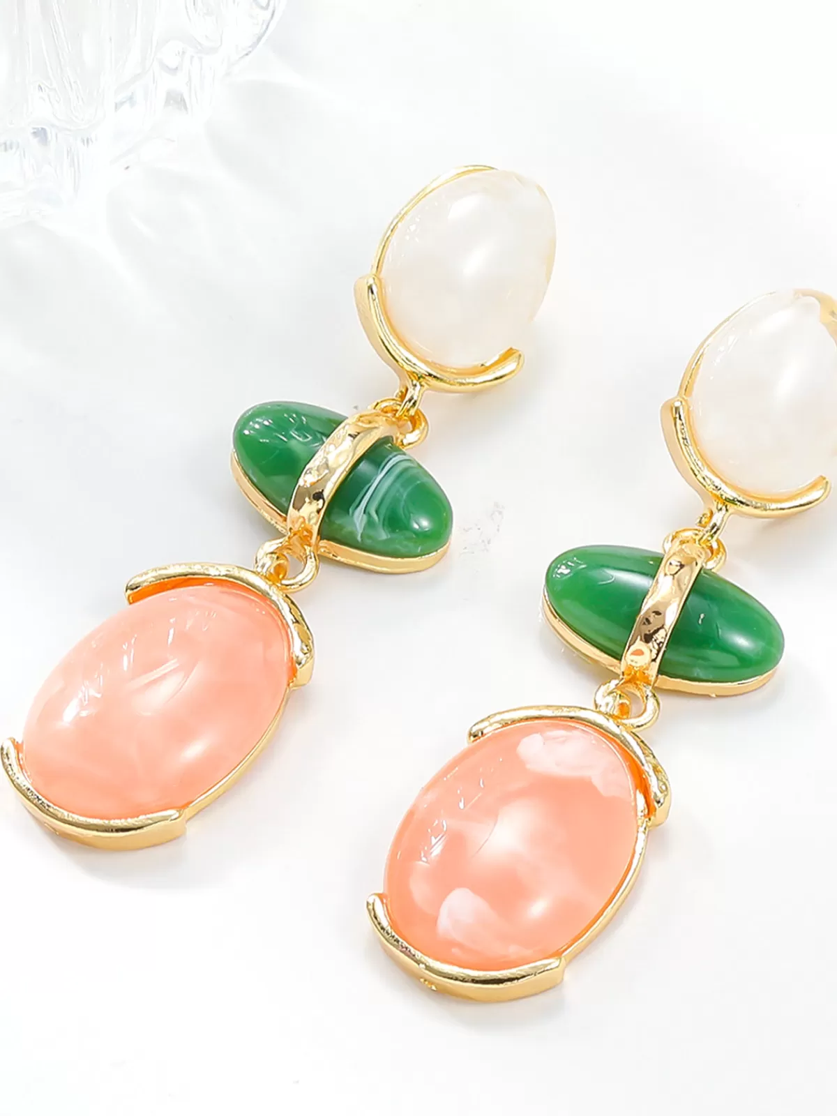 COMMENSE Colorful Rhinestone Pendant Earrings Multicolor Sale