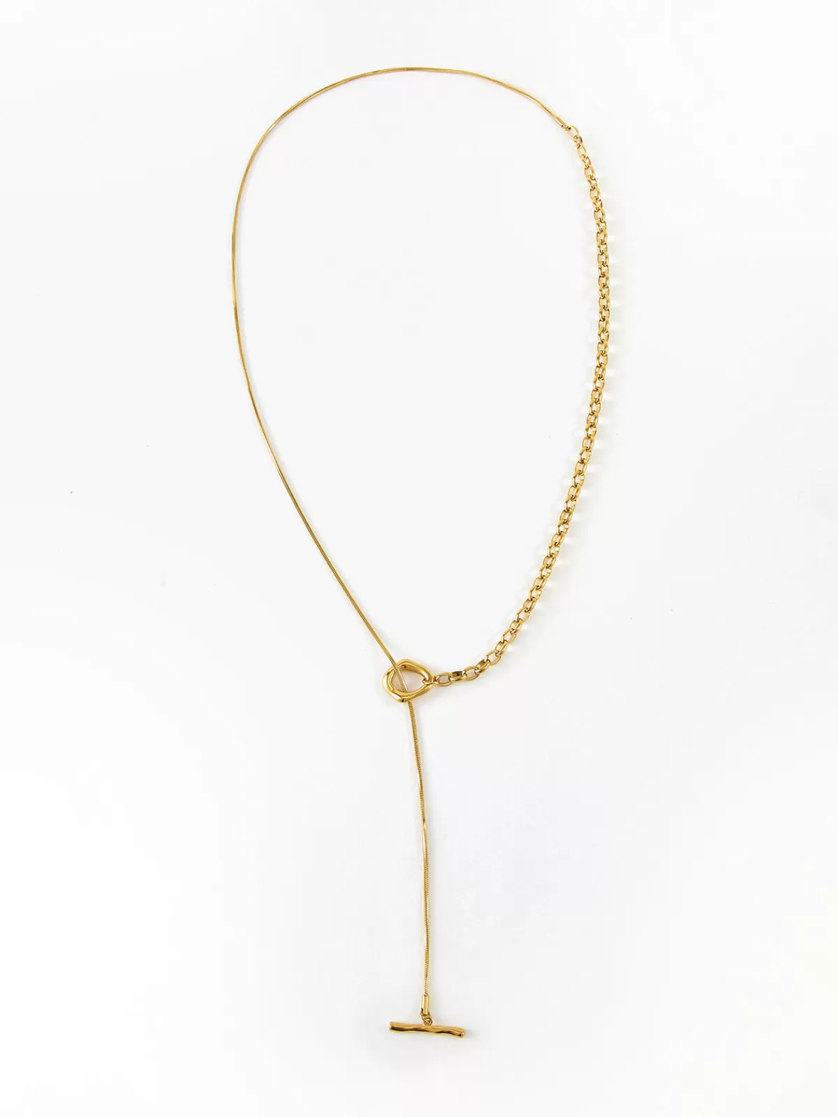 COMMENSE en Lariat Y-Necklace Gold Outlet