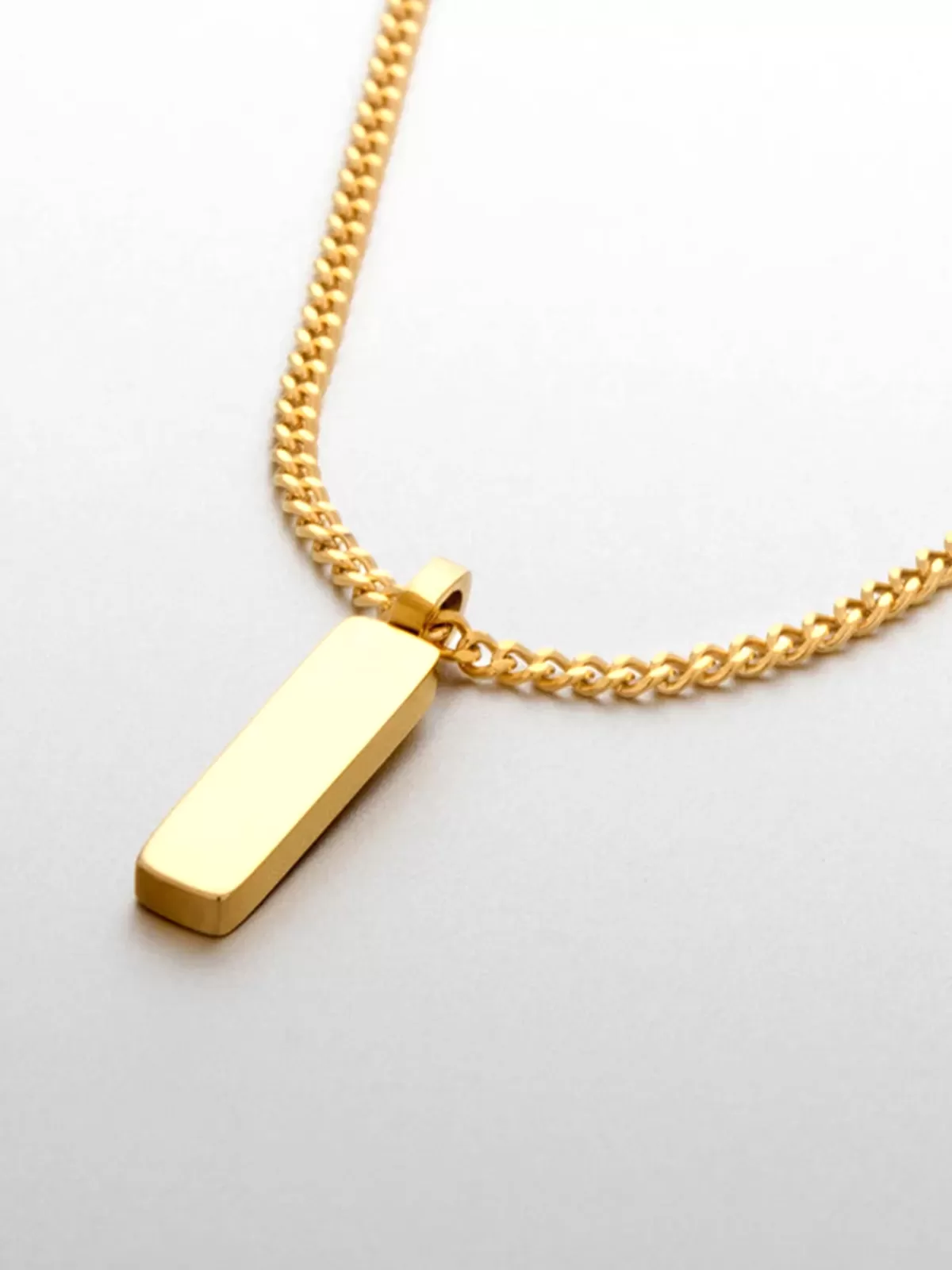 COMMENSE en Strip Pendant Necklace Gold Store