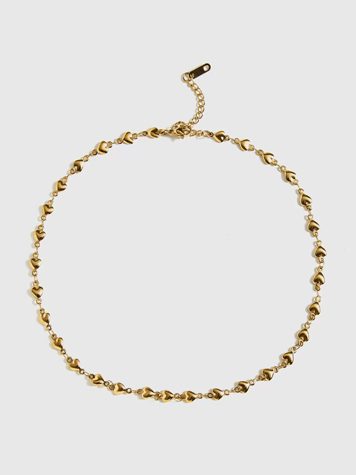 COMMENSE Heart Tassel Necklace Gold Discount