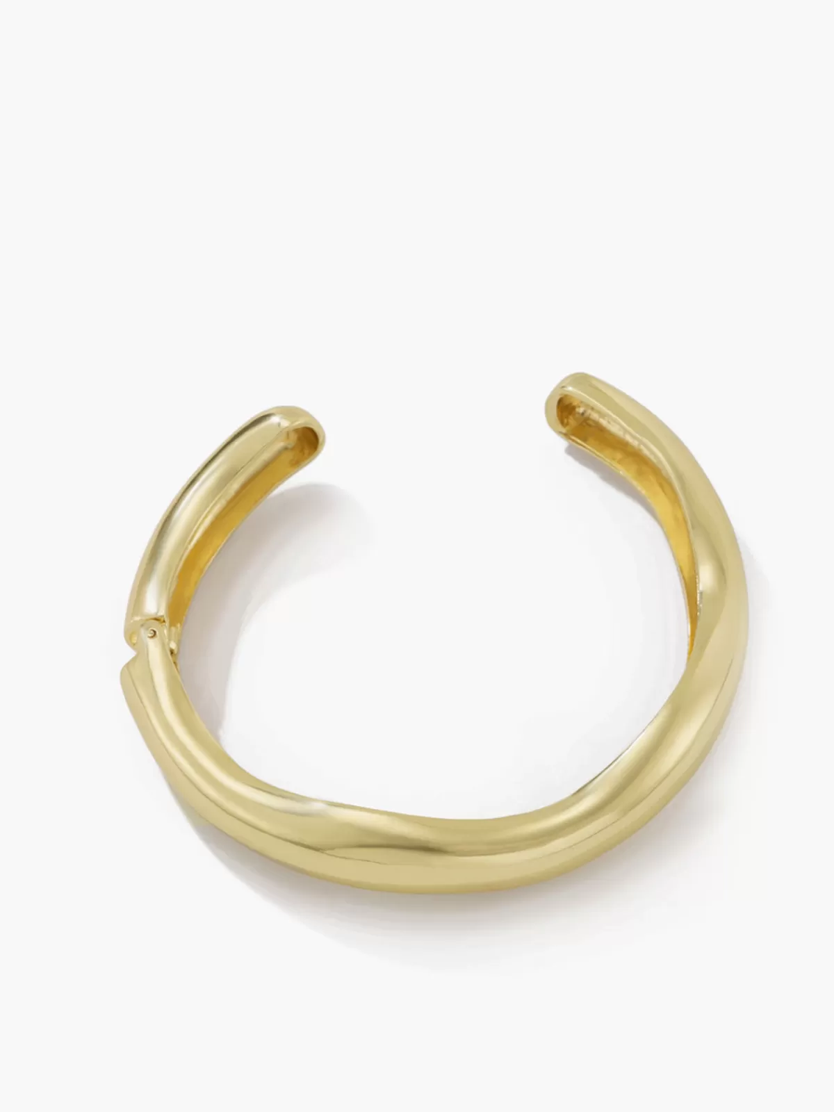 COMMENSE Irregular Lava Chunky Open Choker Gold Discount
