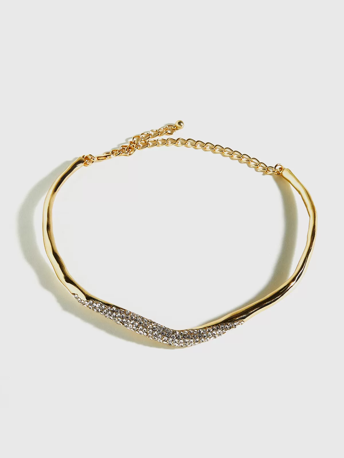 COMMENSE Irregular Ziron Choker Necklace Golden Store
