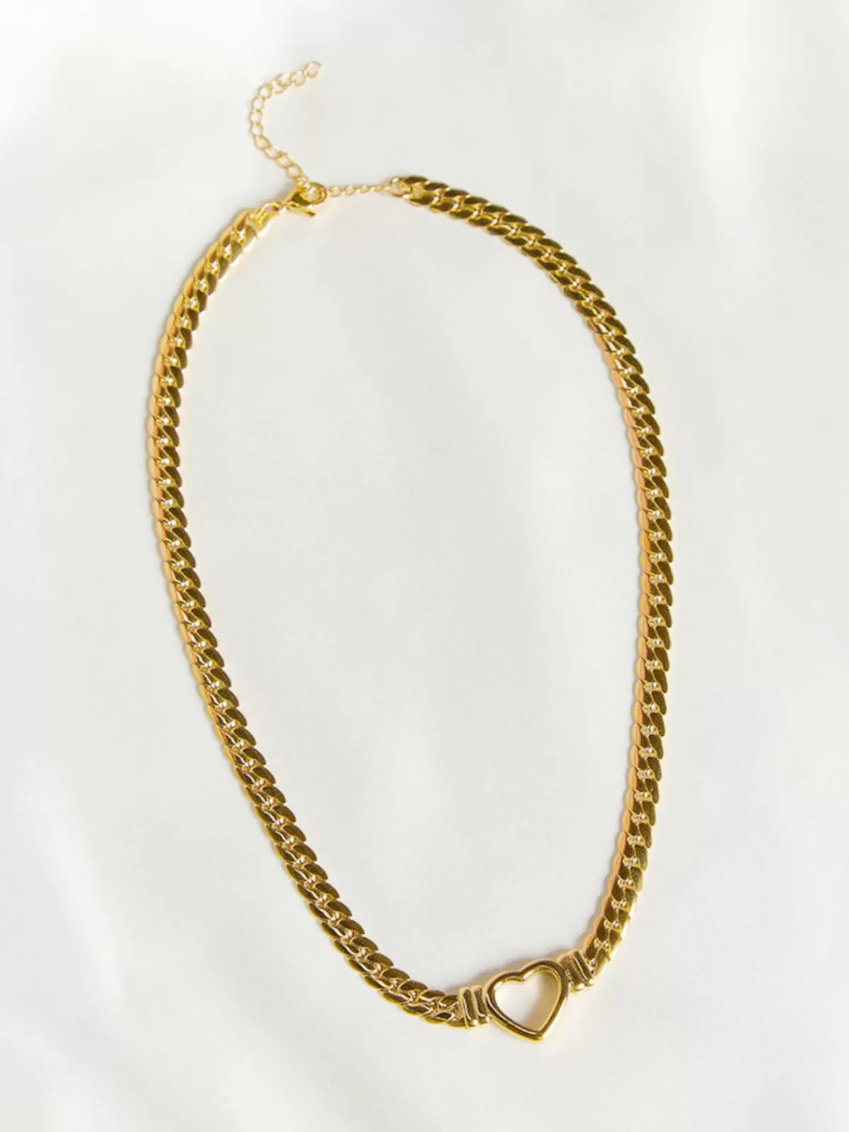 COMMENSE Layered Heart Chain Necklace Golden Cheap
