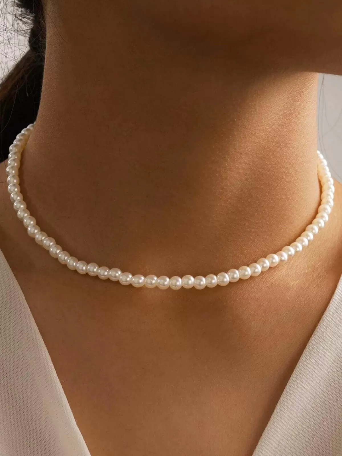 COMMENSE Starlight Pearl Necklace White Best Sale