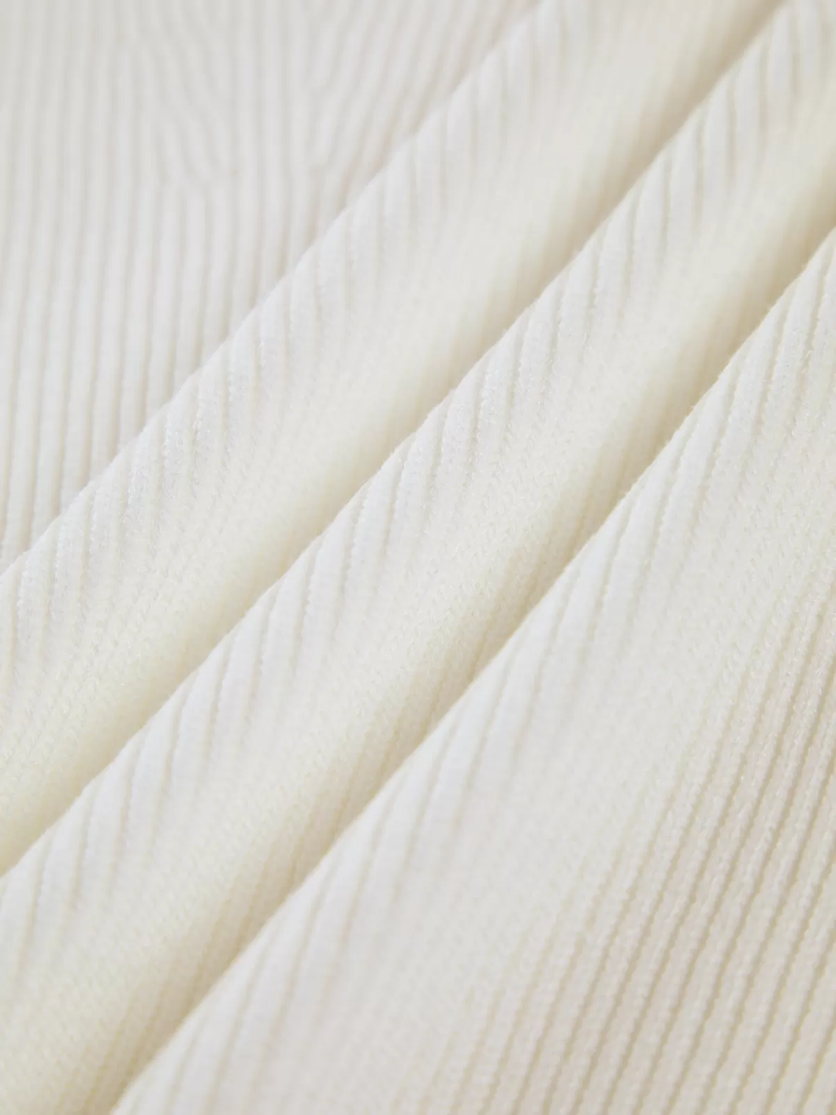 COMMENSE Sweetheart Long Sleeve Knit Top White Online