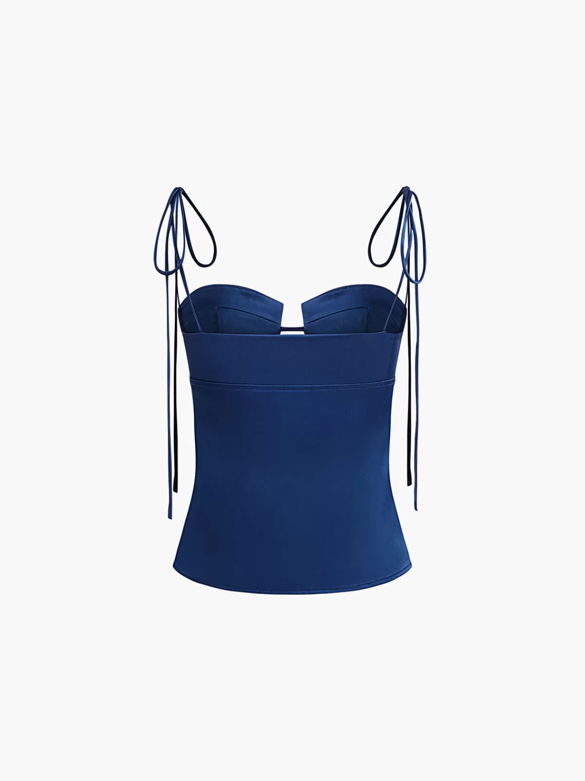 COMMENSE Sweetheart Satin Cami Top Blue Store