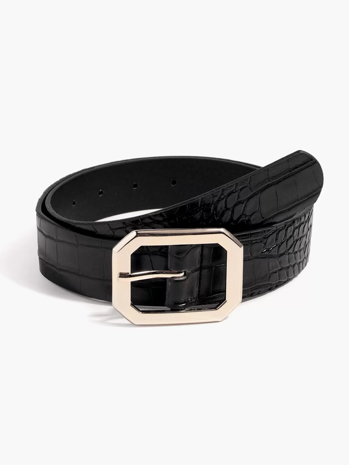 COMMENSE Timeless Leather Belt Black Flash Sale