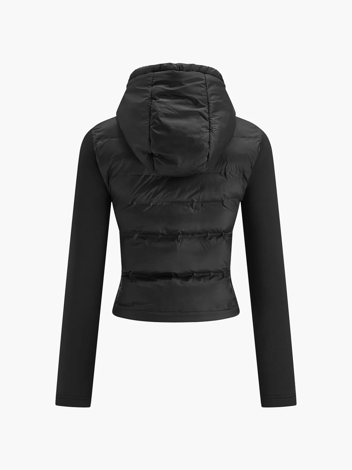 COMMENSE Turtleneck Hooded Slim Winter Coat Black Hot