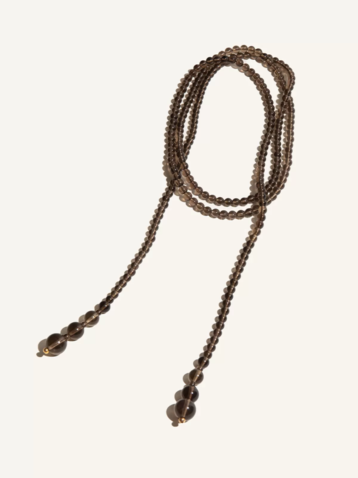 COMMENSE Twinkling Light Gemstone Necklace Brown Sale