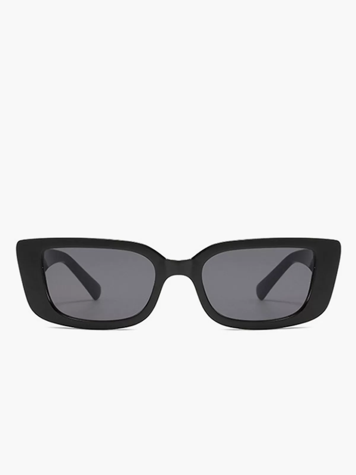 COMMENSE V-Detail Square Sunglasses Black Sale